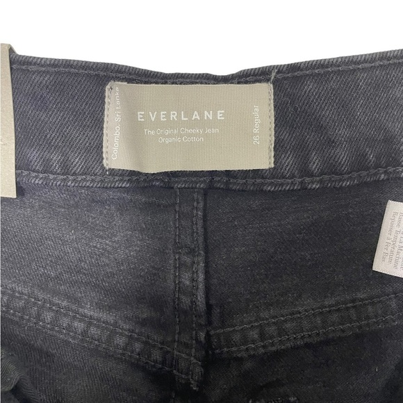 Everlane Original Cheeky Jean Low-Stretch Coal Black NWT - Picture 10 of 14